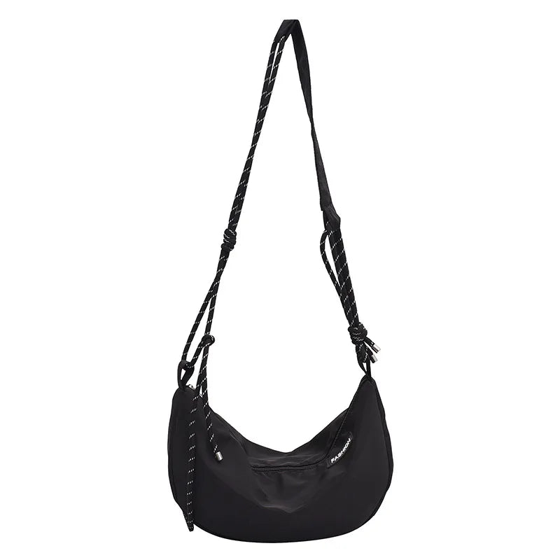 Women Shoulder Crossbody Bag Large Nylon Messenger Book Bag Female Handbag Green