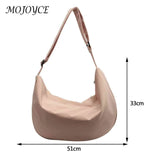 Women Shoulder Crossbody Bag Large Capacity Solid Crossbody Hand Bags Casual