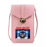 Women Shoulder Crossbody Bags Wallets Astronaut Print Purse