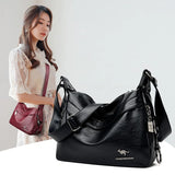 Winter Soft Leather Shoulder Crossbody Bag for Women