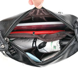 Winter Soft Leather Shoulder Crossbody Bag for Women