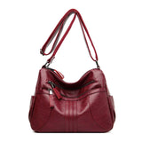 Winter Style Leather Crossbody Bag for Women
