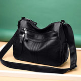 Winter Style Leather Crossbody Bag for Women