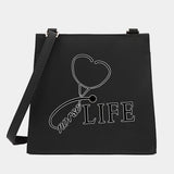 Women Nurse Series Shoulder Crossbody Bag Square Pattern Tote Handbag