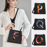 Women Shoulder Crossbody Small Square Bag Paint Letter Series Pattern