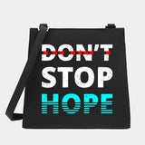 Women Shoulder Crossbody Small Square Bags Phrase Series Pattern Commute Tote Ba