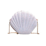 Sequins Shell Bag Chain Crossbody for Women