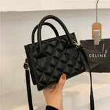 Patent Leather Shoulder Messenger Bag for Women