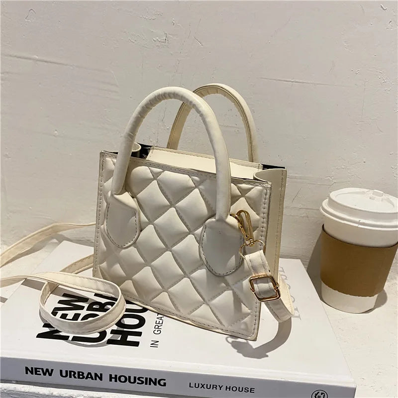 Patent Leather Shoulder Messenger Bag for Women