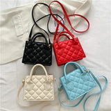 Patent Leather Shoulder Messenger Bag for Women