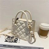 Patent Leather Shoulder Messenger Bag for Women