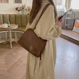 Women Shoulder Messenger Bag Soft Pu Leather Crossbody Bag Female Shopper Tote