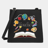 Women Shoulder Messenger Crossbody Tote Bag Teacher Series Pattern