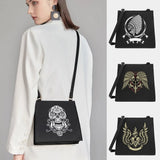 Skull Series Crossbody Tote Bag for Women