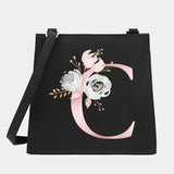 Flower Letter Series Pattern Small Square Shoulder Bag