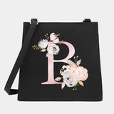 Flower Letter Series Pattern Small Square Shoulder Bag