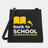 Women Shoulder Messenger Small Square Bags Phrase Series Pattern Commute Tote Ba