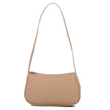 PU Leather Shoulder Underarm Bag Solid Female Subaxillary Bag