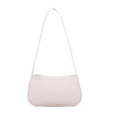 PU Leather Shoulder Underarm Bag Solid Female Subaxillary Bag