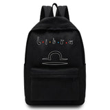 Constellation Pattern Printed Backpack Laptop Backpack