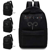 Constellation Pattern Printed Backpack Laptop Backpack