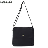 Women Canvas Shoulder Bag Cotton Crossbody Messenger Girls School Totes