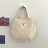 Women Canvas Tote Bag Female Ins Soft Cotton Cloth Purse Handbag