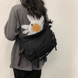 Canvas Crossbody Bags for Women Casual Satchel Girls Hand Shoulder Messenger Bag