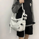 Canvas Crossbody Bags for Women Casual Satchel Girls Hand Shoulder Messenger Bag