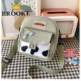 Women Crossbody Money Bag Casual Satchel Girls Shoulder Pouch