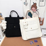 Sweet Print Canvas Crossbody Bag Girls Shoulder Pouch