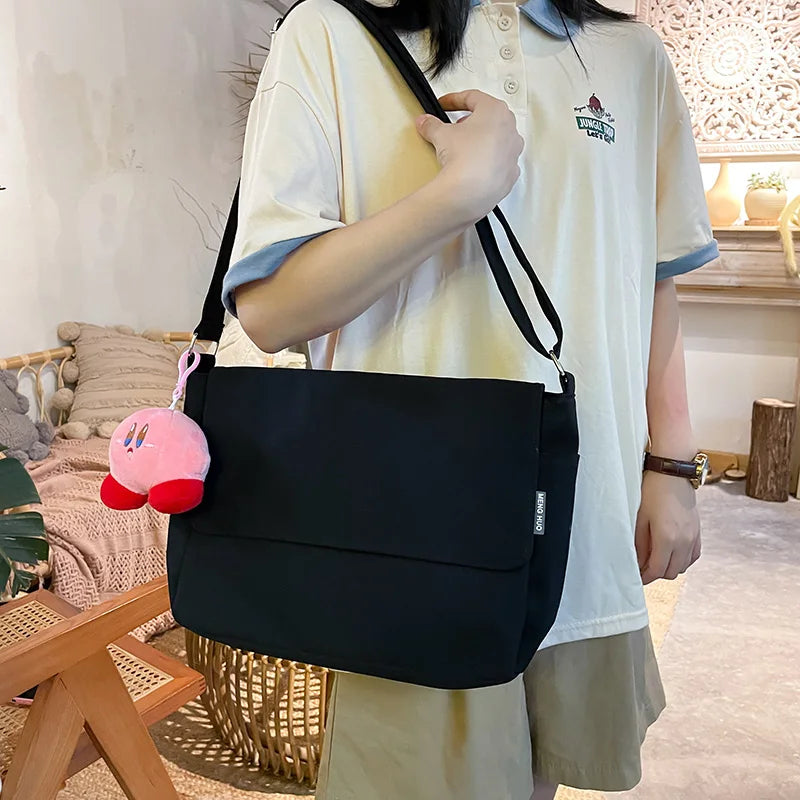 Canvas Crossbody Postman Bag for Women
