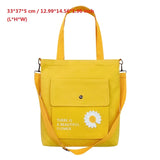 Women Shoulder Bag Pouch Sweet Printed Canvas School Crossbody Money Bag