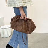 Retro Cloud Women Dumplings Handbag Crossbody Shoulder Bag