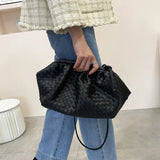 Retro Cloud Women's Shoulder Bag Dumplings Crossbody Messenger Clutch Bag