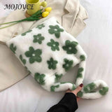Women Messenger Bag Soft Fur Hit Travel Handbag