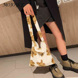 Women Messenger Bag Soft Fur Hit Travel Handbag