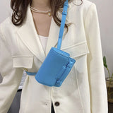 Mini PU Leather Flap Crossbody Sling Bag for Women