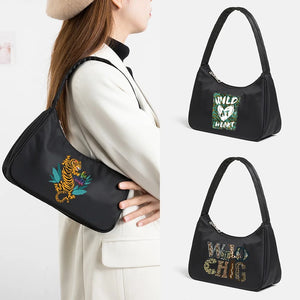 Women Shoulder Bag Wild Print Casual Satchel Girl Pouch Cross Body Bag