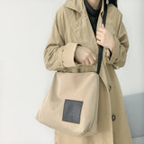 Waterproof Nylon Canvas Bag Large Messenger Bag