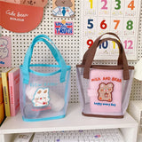 Mesh Makeup Bag Shoulder Bag for Women