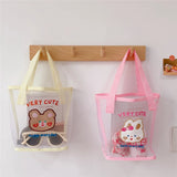 Mesh Makeup Bag Shoulder Bag for Women