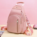Women Small Backpack Chest Bag Sling Backpack Casual Travel Bag
