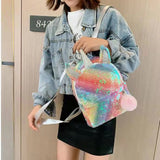 Sequins School Bags for Girls Travel Backpacks Ladies Back Pack Mochilas