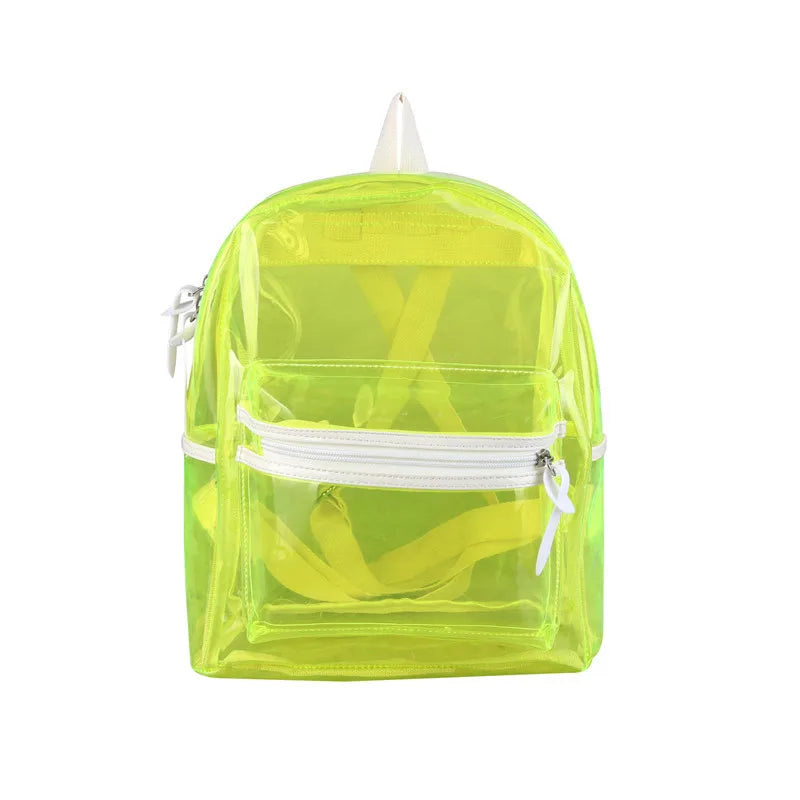 Women Small Backpack PVC School Bags for Teenage Girls