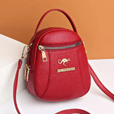 Women Small Crossbody Satchel Mini Shoulder Messenger Bag Soft PU Purse
