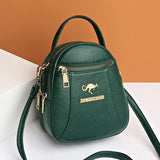 Women Small Crossbody Satchel Mini Shoulder Messenger Bag Soft PU Purse