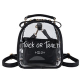 Transparent Jelly Backpack Mini Bag Female Women Small Bag