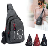 Women Small Bag Wild Waist Packs Bag Kawii One Shoulder Plaid Outdoor Solid Mobi