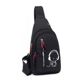 Women Small Bag Wild Waist Packs Bag Kawii One Shoulder Plaid Outdoor Solid Mobi